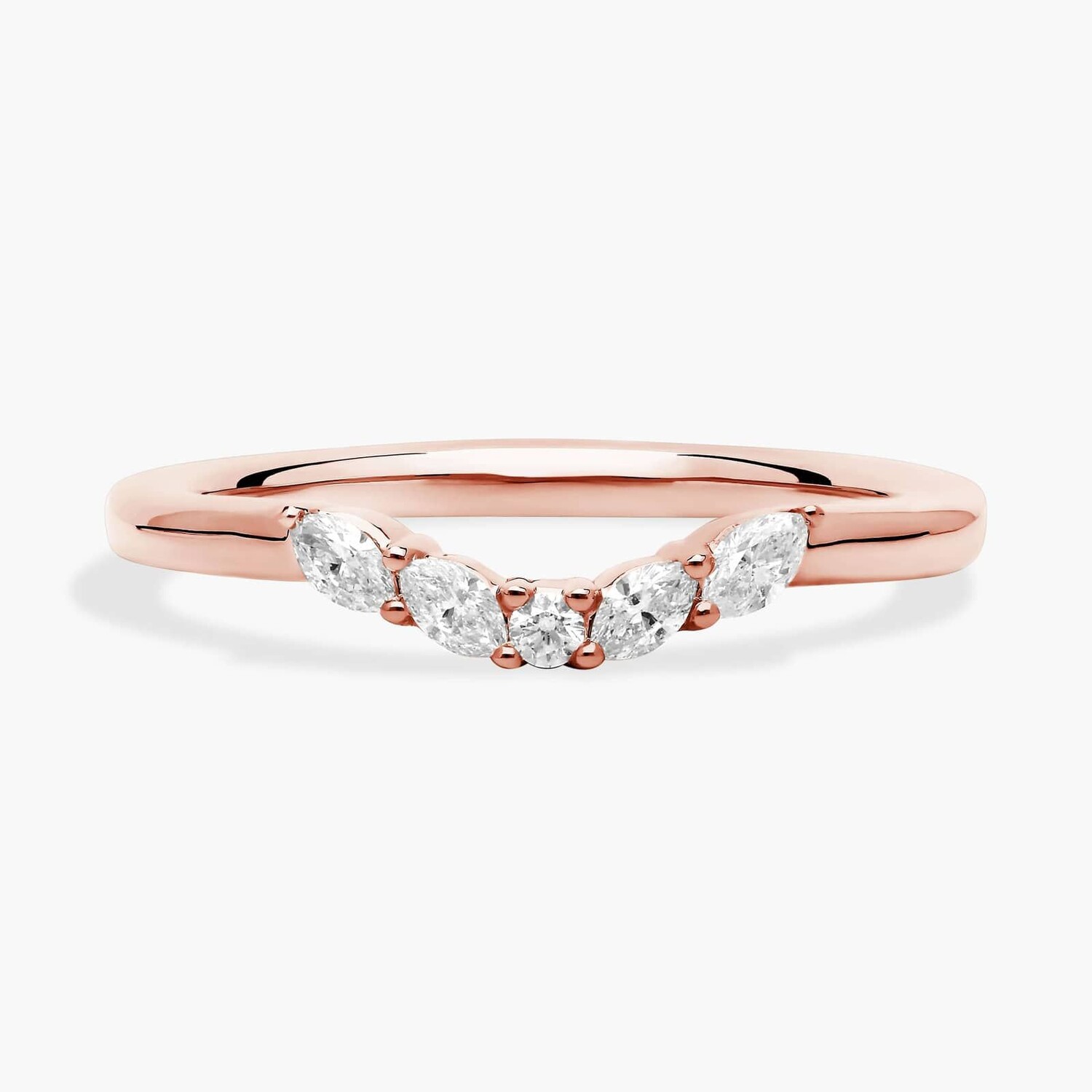 Кольцо с изогнутым цветочным бриллиантом огранки «маркиз» из розового золота 14 карат (1/8 карата, двойной цвет) Blue Nile
Кольцо с изогнутым цветочным бриллиантом огранки «маркиз» из розового золота 14 карат (1/8 карата, двойной цвет) Blue Nile