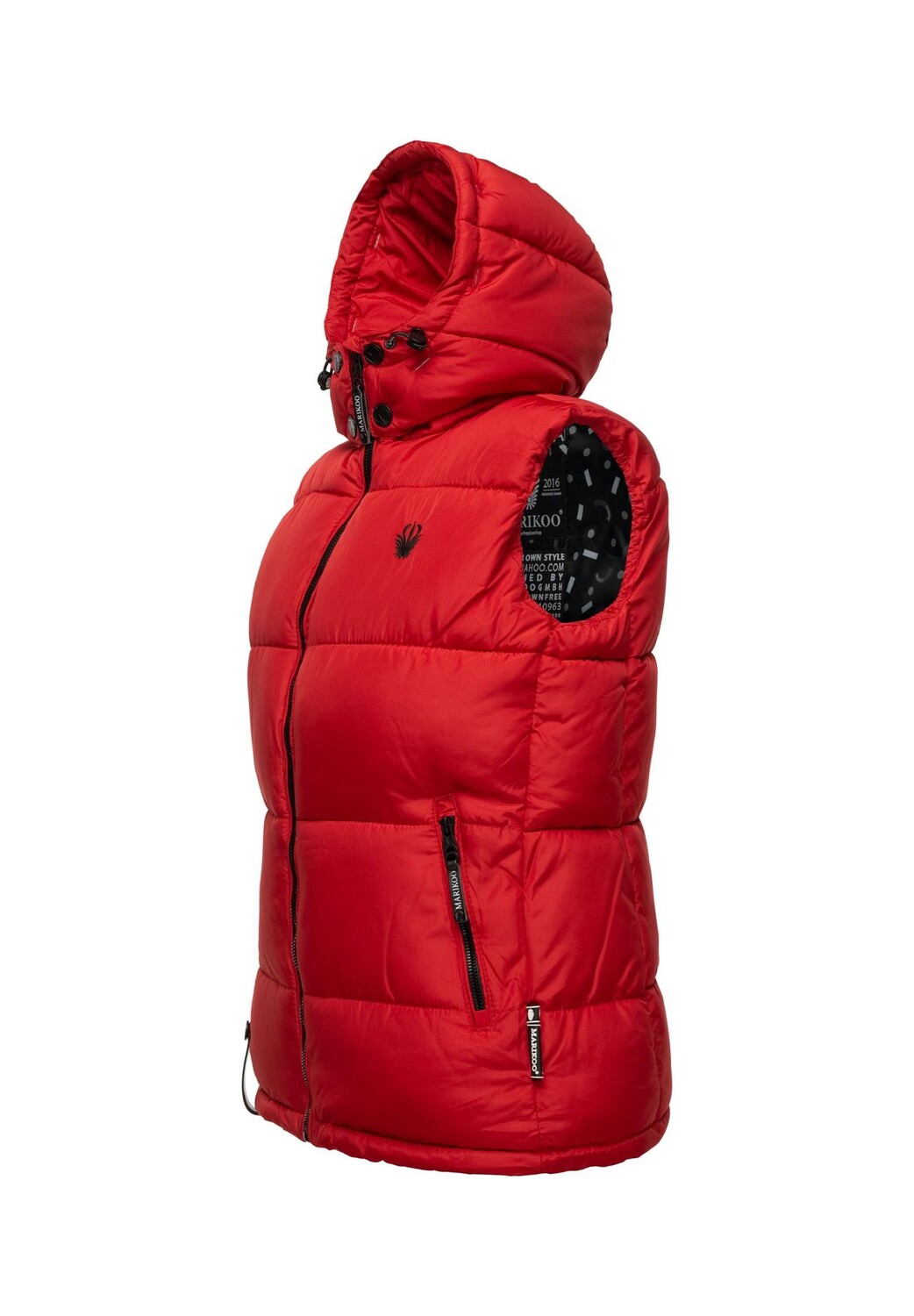 Стеганый жилет ледяные хлопья MARIKOO, красный
Стеганый жилет ледяные хлопья MARIKOO, красный