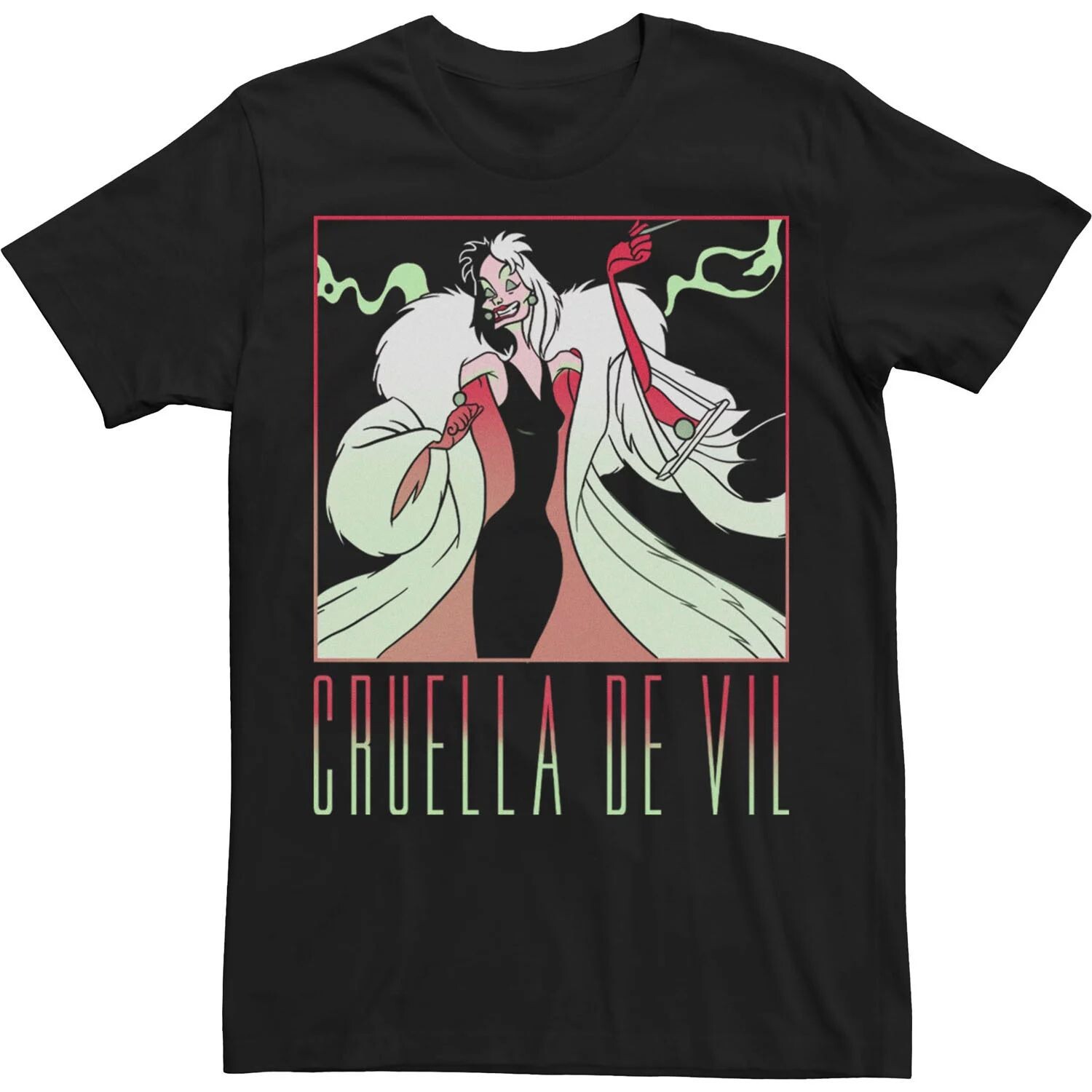 Мужская футболка Disney 101 далматинец с портретом Круэллы Де Виль Box Up Licensed Character
Мужская футболка Disney 101 далматинец с портретом Круэллы Де Виль Box Up Licensed Character