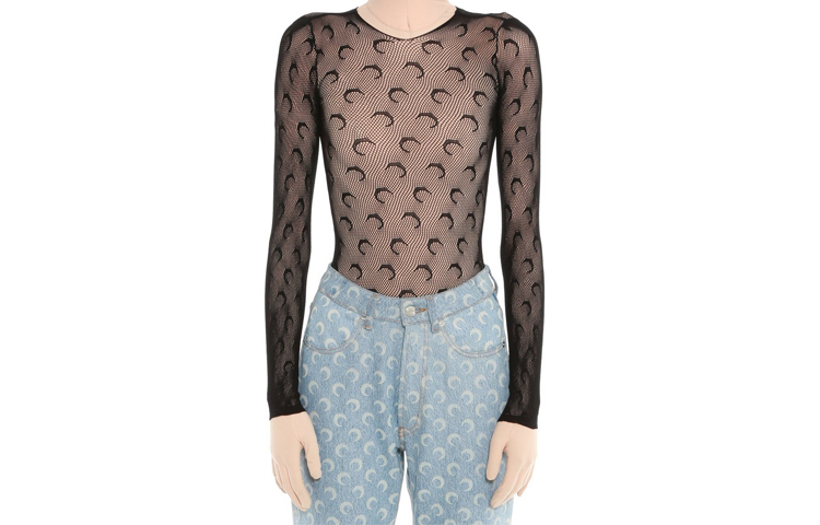 Футболка женская черная Marine Serre
Футболка женская черная Marine Serre