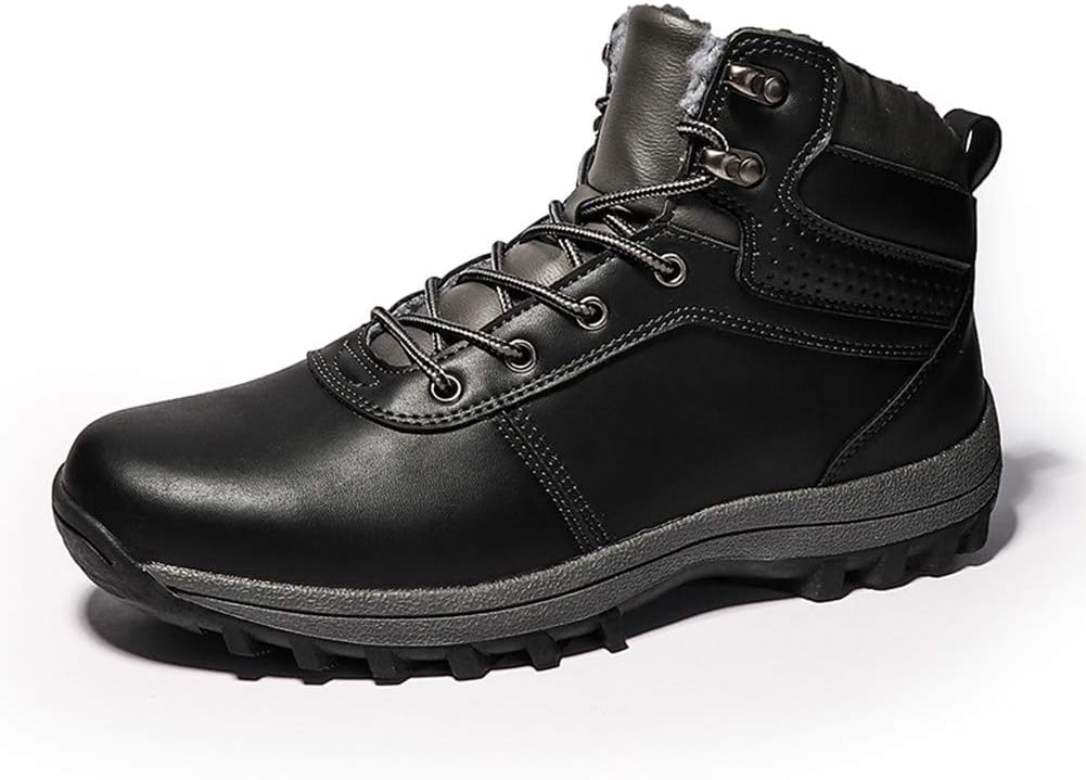 Мужские теплые зимние ботинки с мягкой подошвой, меховой подкладкой, водонепроницаемые, для ходьбы, походов и альпинизма Asifn, черный
Мужские теплые зимние ботинки с мягкой подошвой, меховой подкладкой, водонепроницаемые, для ходьбы, походов и альпинизма Asifn, черный