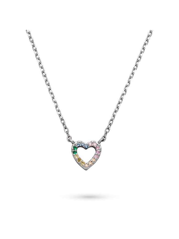 s.Oliver Серебряное ожерелье с серебряным сердечком в форме радуги
s.Oliver Серебряное ожерелье с серебряным сердечком в форме радуги