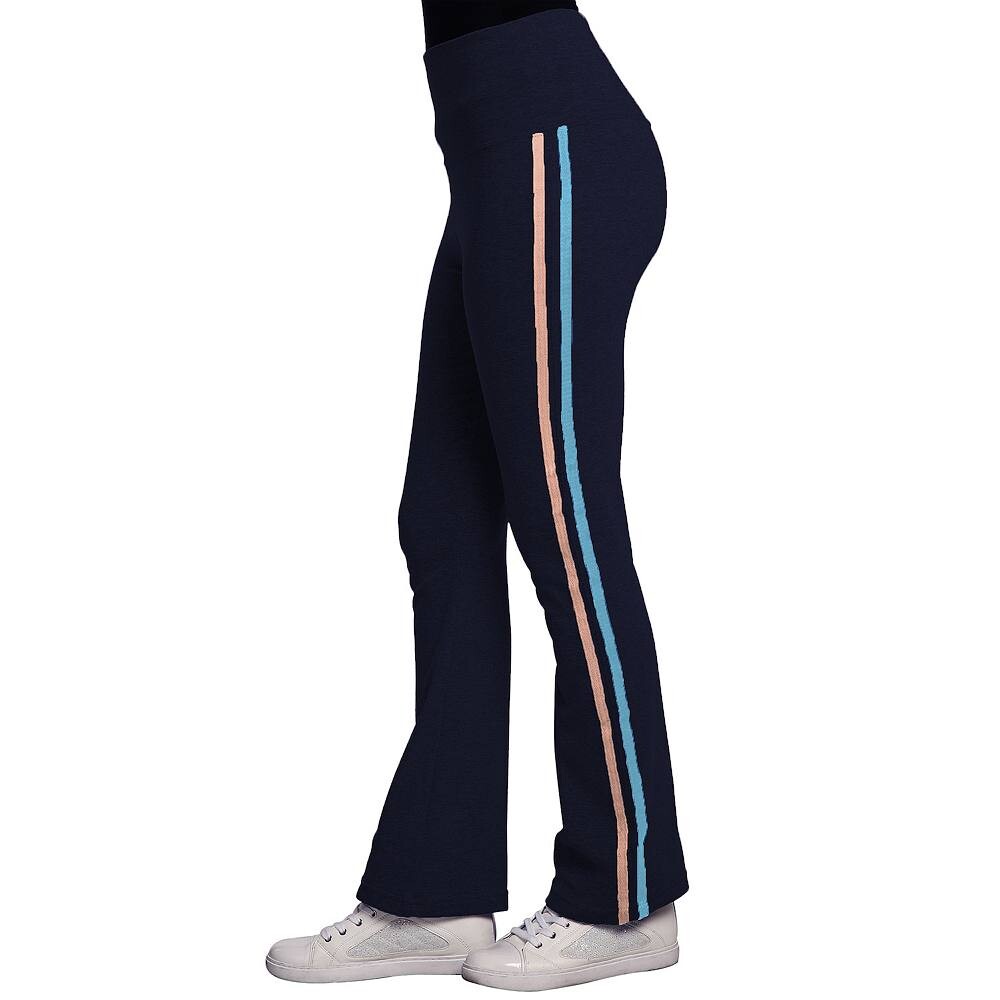 Женские брюки для йоги Sweet Vibes с расклешенными штанинами в рубчик и высокой талией в полоску для йоги Poetic Justice, темно-синий
Женские брюки для йоги Sweet Vibes с расклешенными штанинами в рубчик и высокой талией в полоску для йоги Poetic Justice, темно-синий