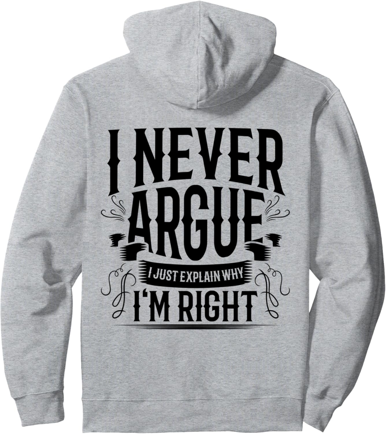 Толстовка, Я никогда не спорю, я просто объясняю, почему, в правильной толстовке Never Argue I Just Explain Why Im Right, серый
Толстовка, Я никогда не спорю, я просто объясняю, почему, в правильной толстовке Never Argue I Just Explain Why Im Right, серый