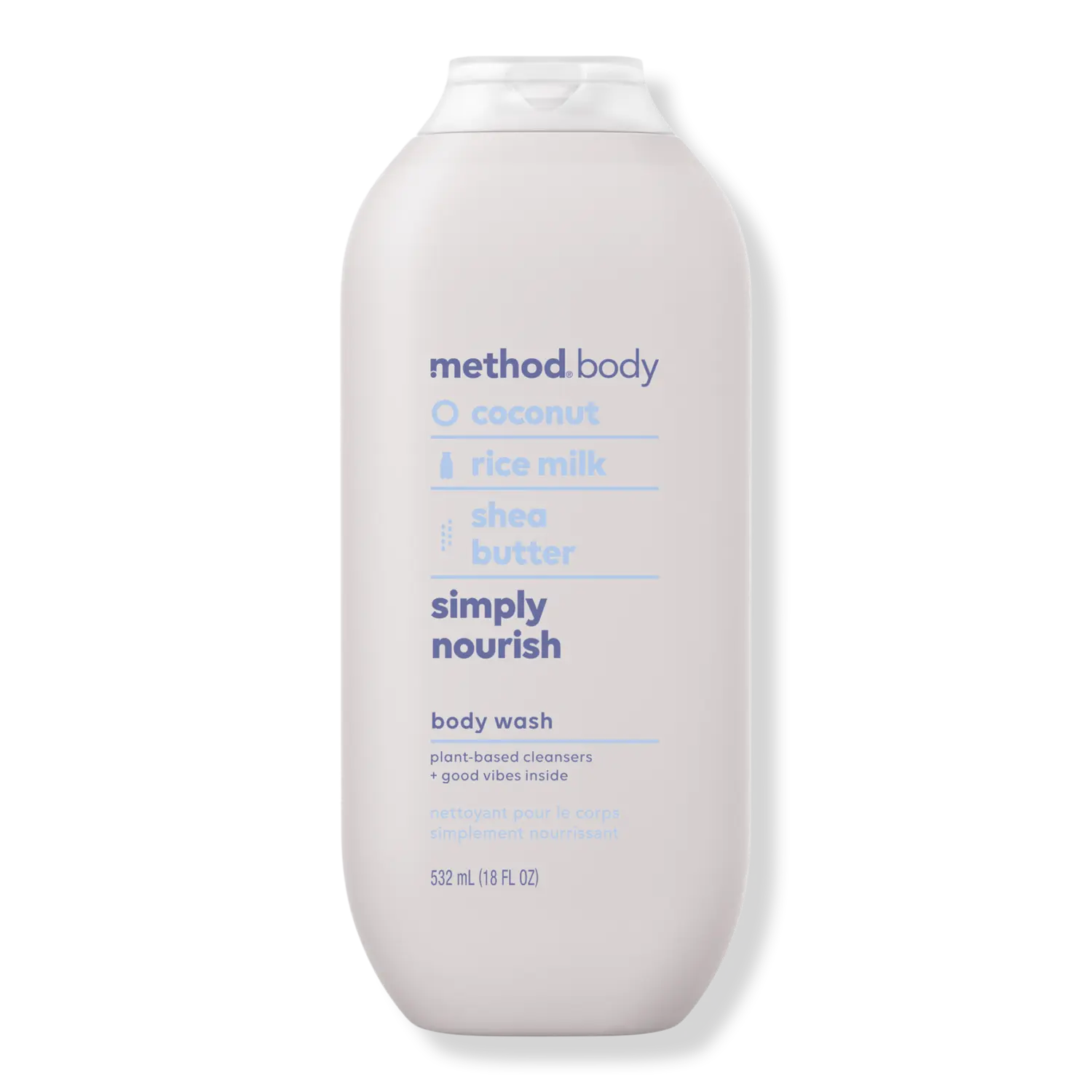 Гель для душа method, Simply Nourish (coconut, rice milk and shea butter)
Гель для душа method, Simply Nourish (coconut, rice milk and shea butter)