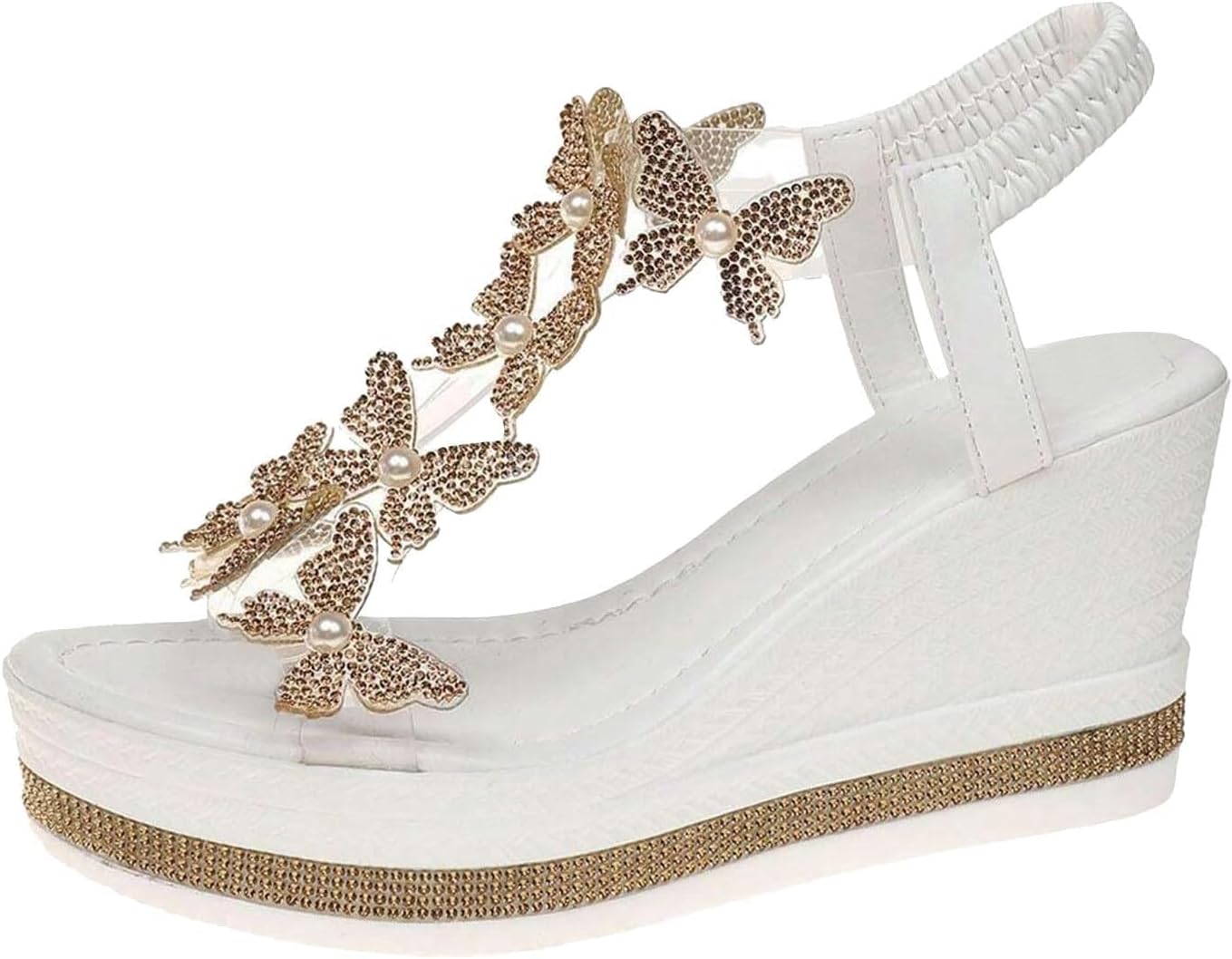 Женские сандалии на высоком клиновидном каблуке с модной бабочкой, элегантные сандалии с камнями, с толстой подошвой, открытым носком и ремешком T, босоножки в стиле бохо для летнего пляжа Generic, бежевый
Женские сандалии на высоком клиновидном каблуке с модной бабочкой, элегантные сандалии с камнями, с толстой подошвой, открытым носком и ремешком T, босоножки в стиле бохо для летнего пляжа Generic, бежевый