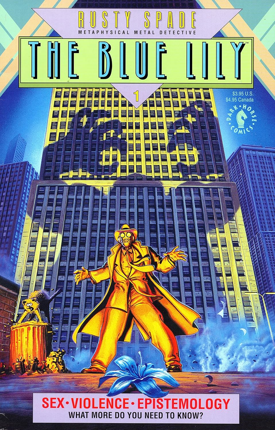 Rusty Spade: The Blue Lily #1 of 4 March 1993 (Dark Horse Comics)
Rusty Spade: The Blue Lily #1 of 4 March 1993 (Dark Horse Comics)