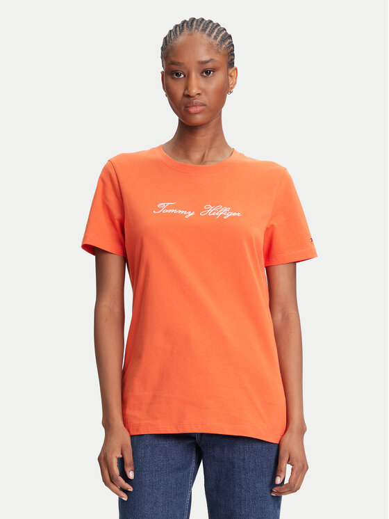 Футболка обычного кроя Script WW0WW45746 Tommy Hilfiger, оранжевый
Футболка обычного кроя Script WW0WW45746 Tommy Hilfiger, оранжевый