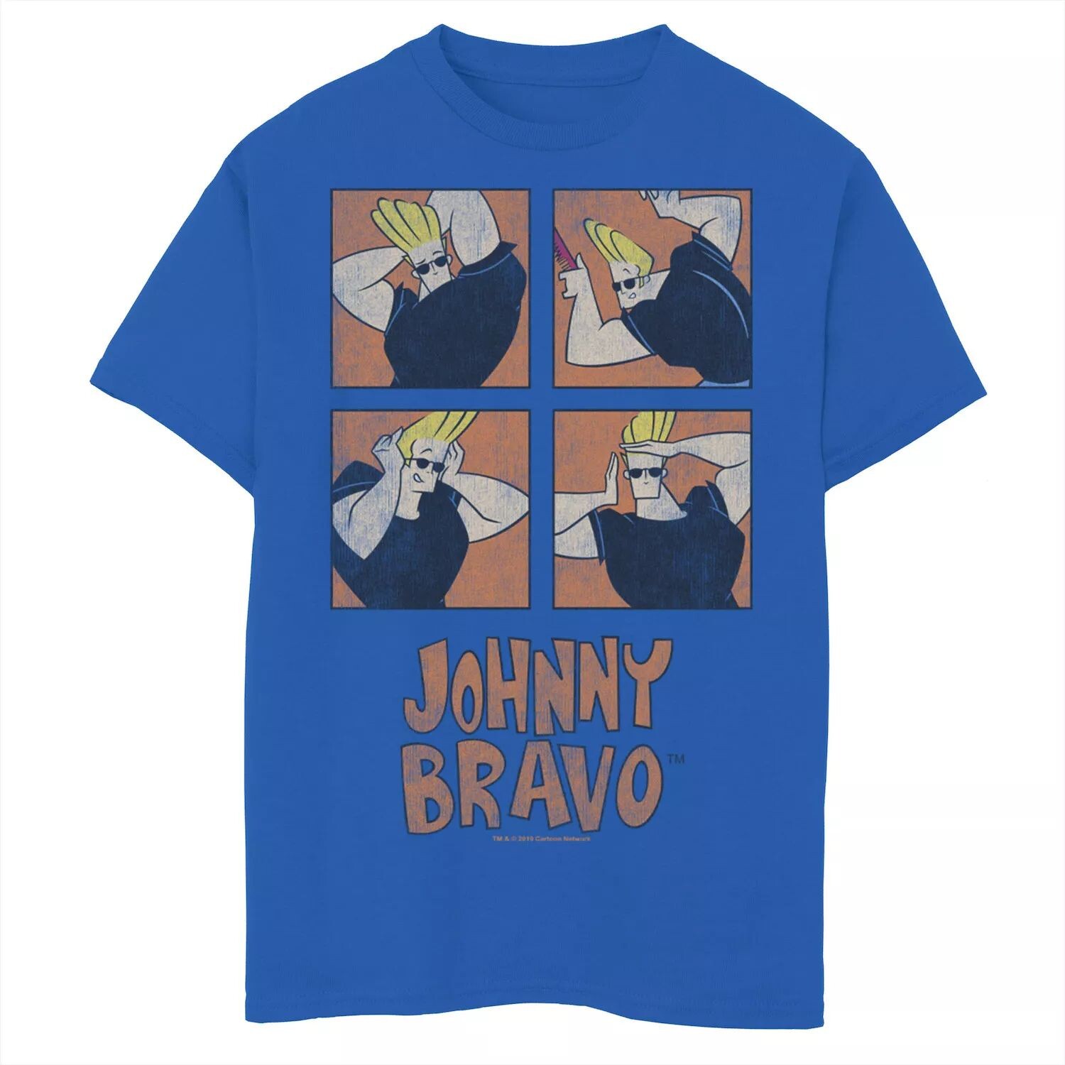 Футболка с рисунком Cartoon Network Johnny Bravo для мальчиков 8–20 лет с прической и рисунком Licensed Character 
Футболка с рисунком Cartoon Network Johnny Bravo для мальчиков 8–20 лет с прической и рисунком Licensed Character