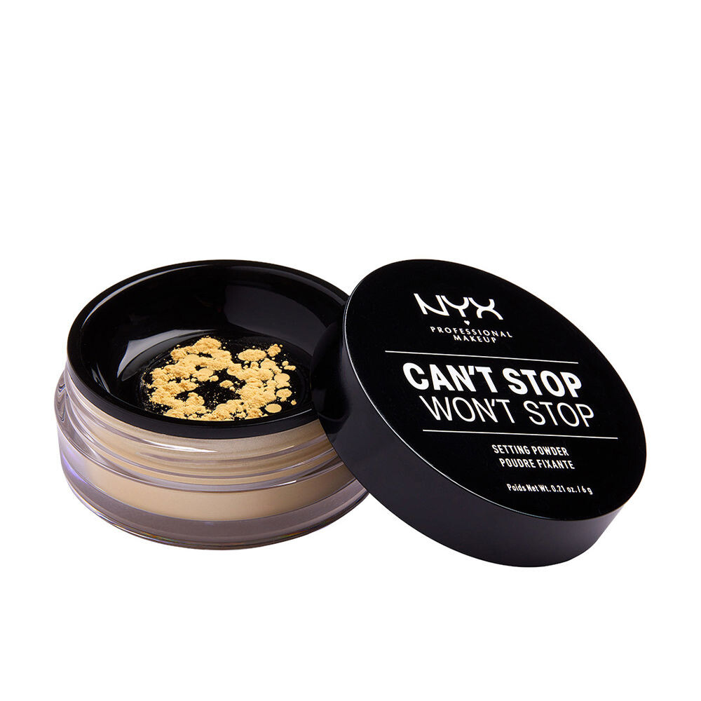 Пудра Can’t stop won’t stop setting powder Nyx professional make up, 6г, banana
Пудра Can’t stop won’t stop setting powder Nyx professional make up, 6г, banana