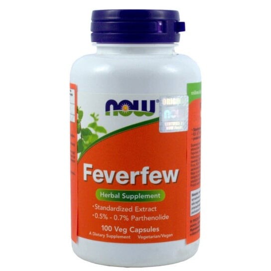 Now Foods, Feverfew 100K уменьшает боль при мигрени
Now Foods, Feverfew 100K уменьшает боль при мигрени
