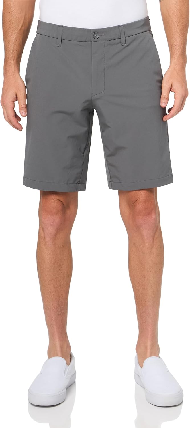 BOSS Мужские техно-твилловые чинос шорты, Mushroom Grey
BOSS Мужские техно-твилловые чинос шорты, Mushroom Grey