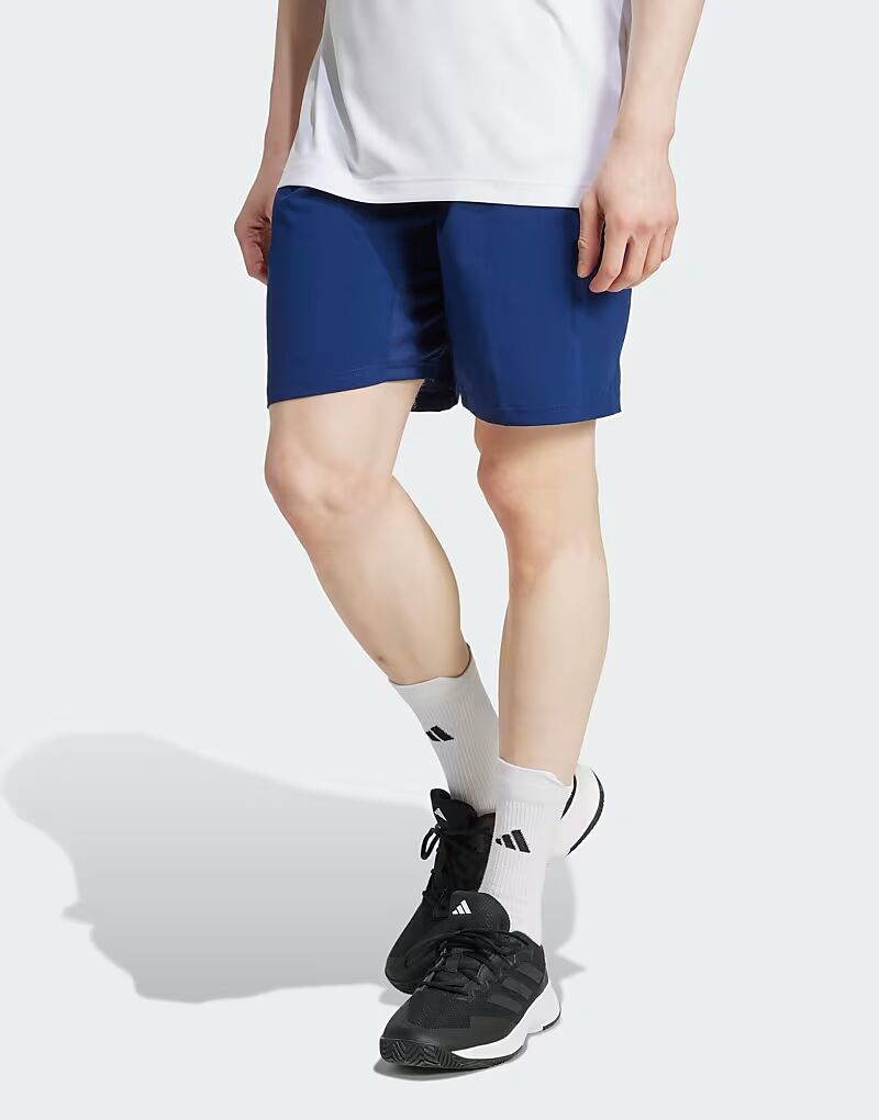 Шорты для тенниса Adidas Training Club climacool из эластичной ткани темно-синего цвета Adidas Performance
Шорты для тенниса Adidas Training Club climacool из эластичной ткани темно-синего цвета Adidas Performance