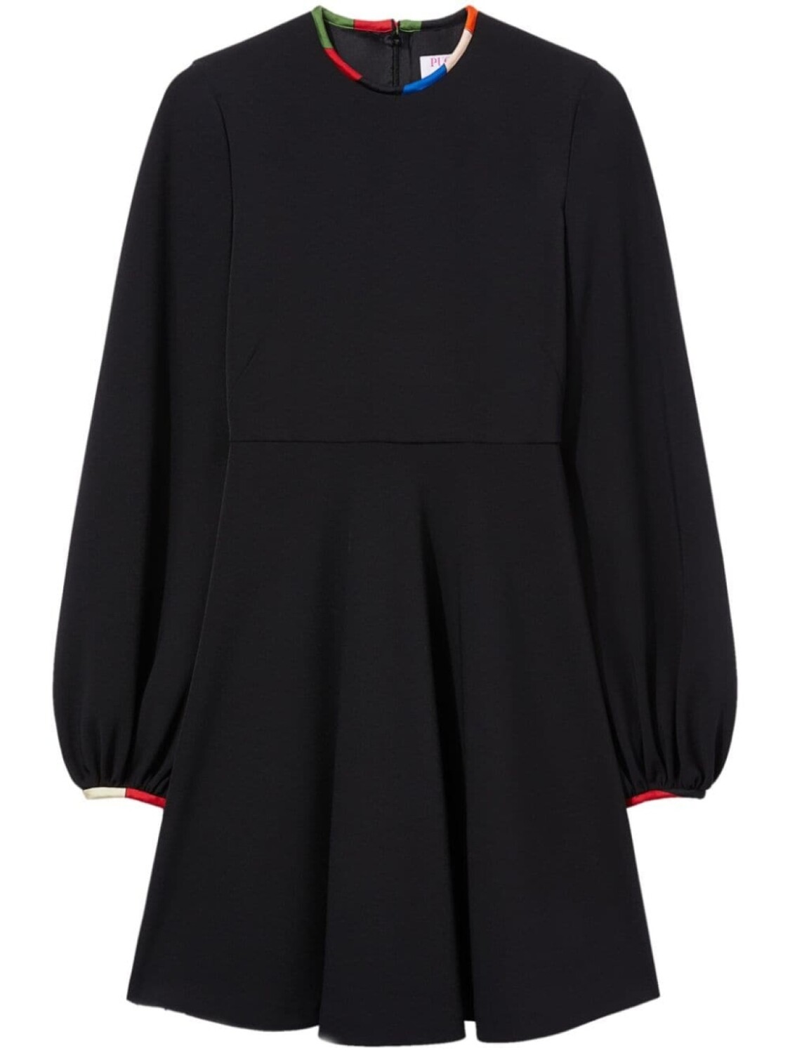 PUCCI расклешенное платье мини с принтом Iride, черный 
PUCCI расклешенное платье мини с принтом Iride, черный