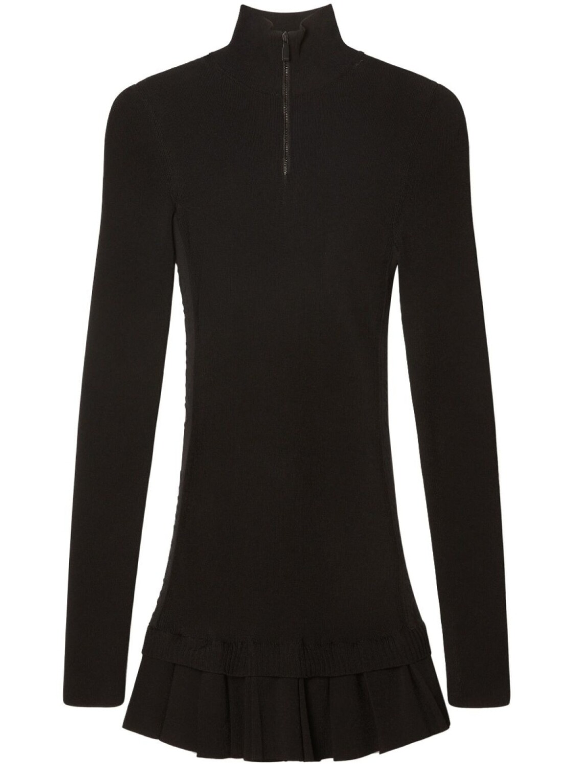 Off-White платье мини с высоким воротником и складками, черный
Off-White платье мини с высоким воротником и складками, черный