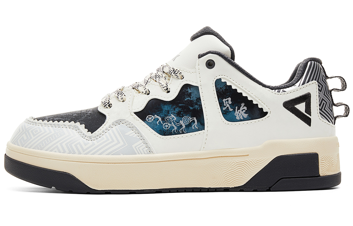 PEAK Кроссовки для скейтбординга мужские, низкие, цвет слоновой кости, темно-серые
PEAK Кроссовки для скейтбординга мужские, низкие, цвет слоновой кости, темно-серые