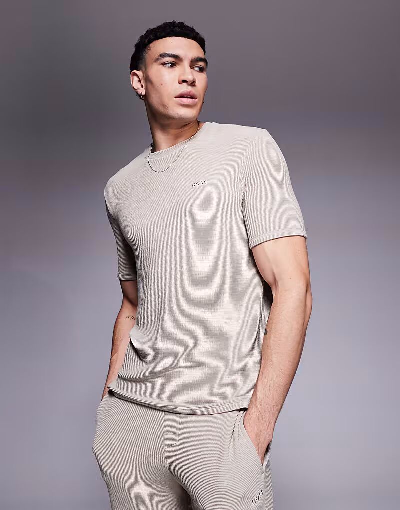 Футболка Rib logo, классический крой, светло-бежевого цвета Boss Bodywear, Бежевый, Футболка Rib logo, классический крой, светло-бежевого цвета Boss Bodywear
Футболка Rib logo, классический крой, светло-бежевого цвета Boss Bodywear, Бежевый, Футболка Rib logo, классический крой, светло-бежевого цвета Boss Bodywear