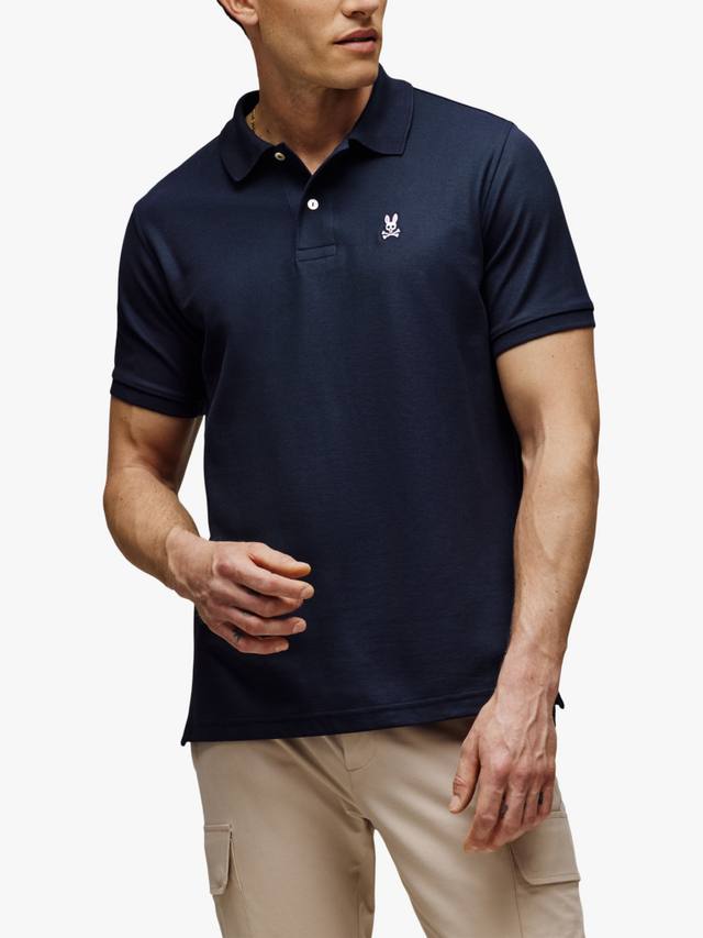 Хлопковая поло с коротким рукавом Regular Fit Psycho Bunny, Navy
Хлопковая поло с коротким рукавом Regular Fit Psycho Bunny, Navy