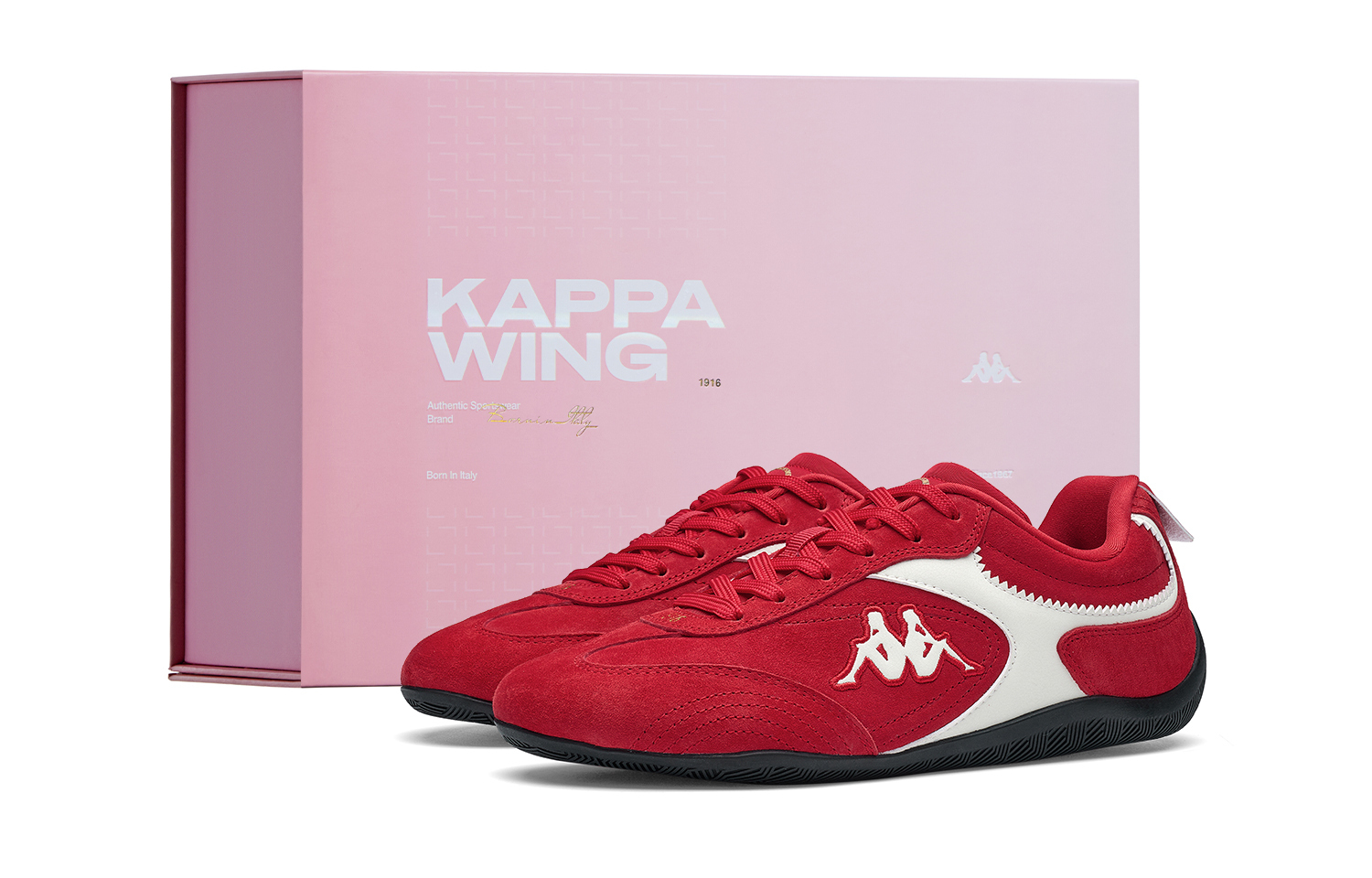 Kappa Кроссовки гоночные с противоскользящей и устойчивой к истиранию задней частью унисекс красные красная коробка, цвет Red Box
Kappa Кроссовки гоночные с противоскользящей и устойчивой к истиранию задней частью унисекс красные красная коробка, цвет Red Box