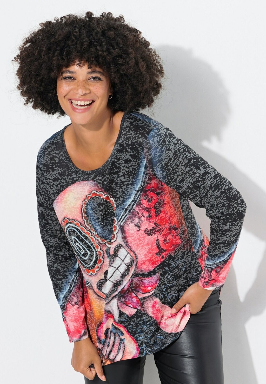 Топ с длинными рукавами A-LINE SKULL PRINT Angel of Style, красный
Топ с длинными рукавами A-LINE SKULL PRINT Angel of Style, красный