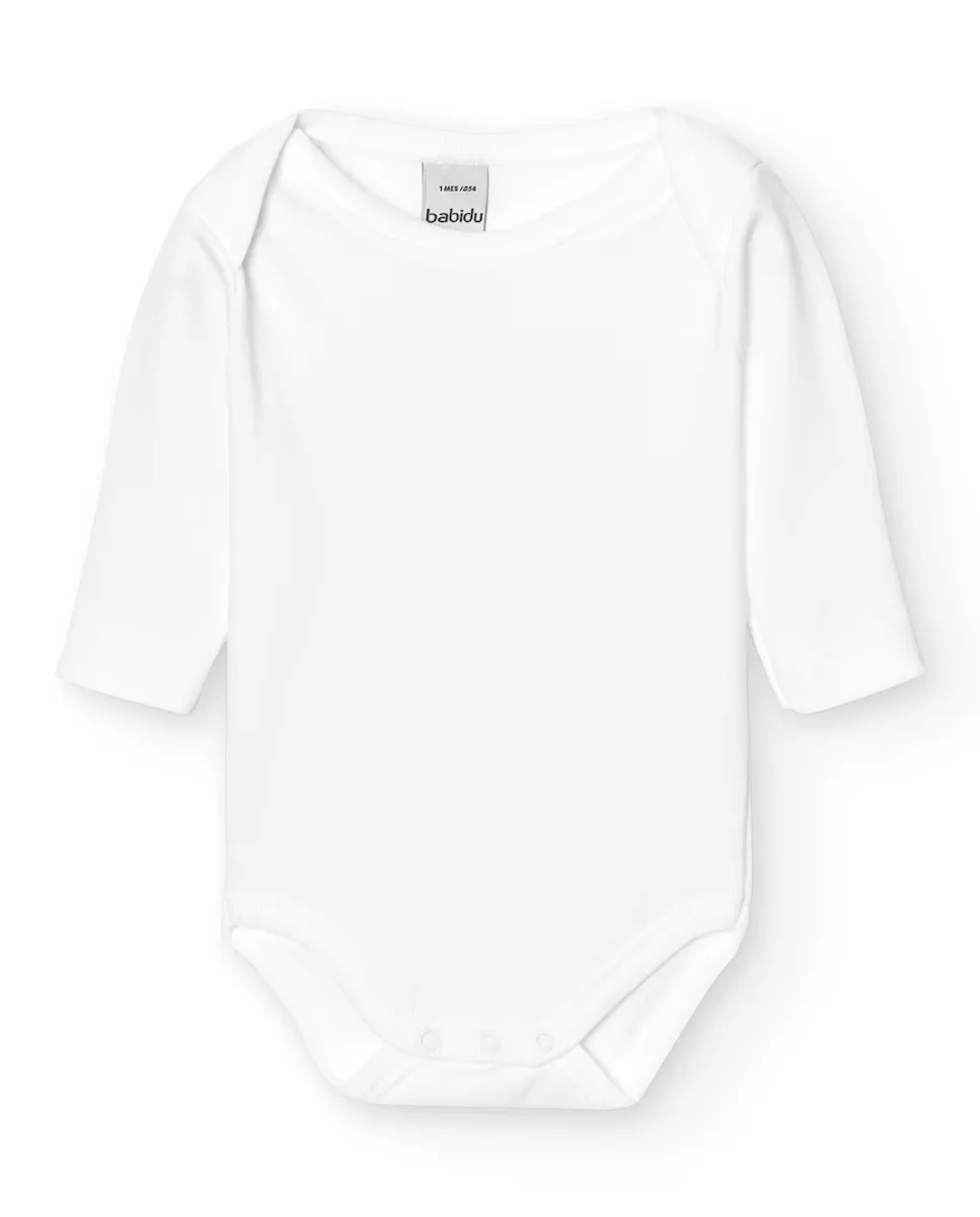 Комплект из 2 детских боди с американским воротником BABIDÚ, белый
Комплект из 2 детских боди с американским воротником BABIDÚ, белый