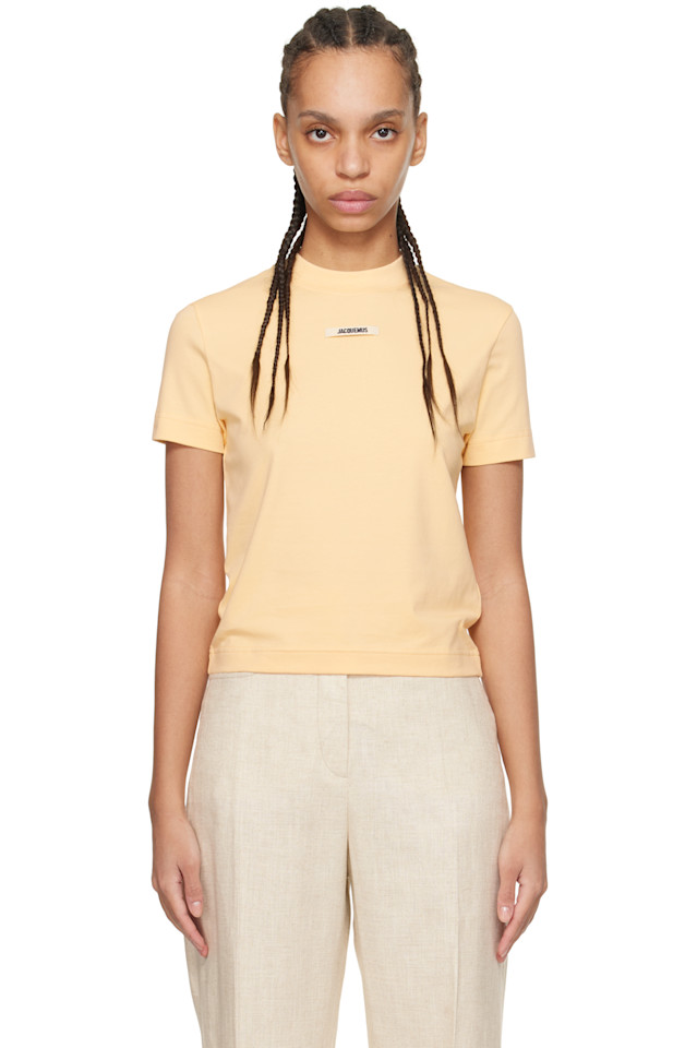 Классическая футболка 'the gros grain' Jacquemus, бежевый
Классическая футболка 'the gros grain' Jacquemus, бежевый