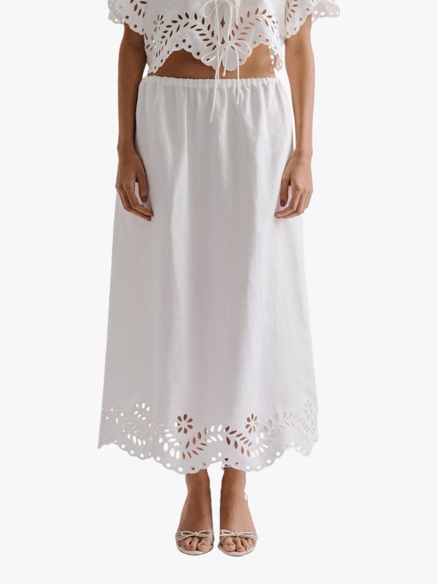 Макси-юбка Chara с вышивкой Broderie Anglaise Malina, White
Макси-юбка Chara с вышивкой Broderie Anglaise Malina, White