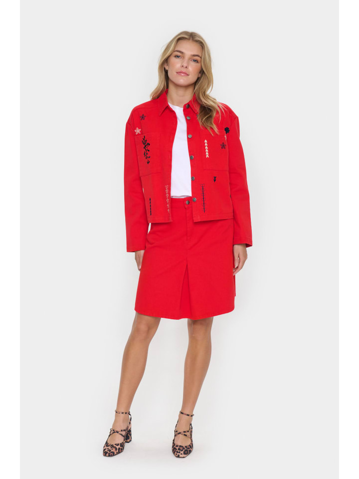 Куртка JeanSZ, свободного кроя, цвета Flame Scarlet SAINT TROPEZ
Куртка JeanSZ, свободного кроя, цвета Flame Scarlet SAINT TROPEZ