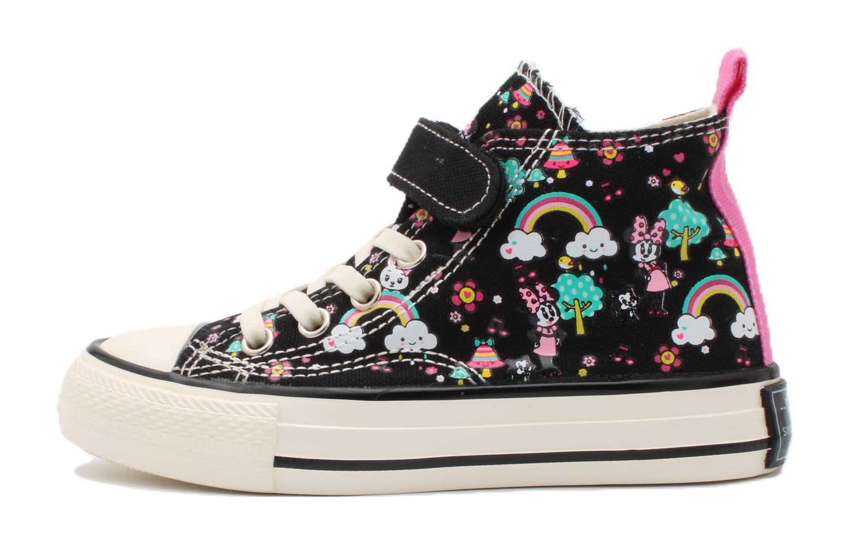 Детские высокие кеды Disney, черный 
Детские высокие кеды Disney, черный