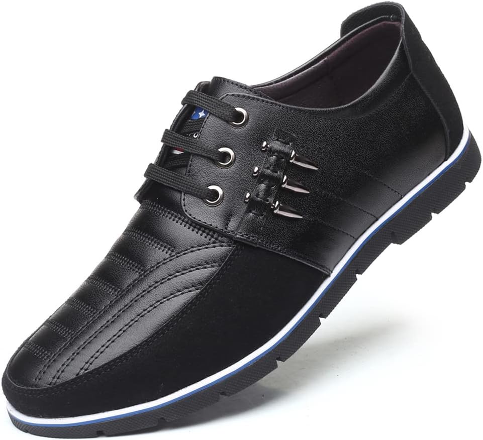 Мужская повседневная деловая обувь из кожи, слипоны-кроссовки для мужчин, удобные для прогулок, офиса и активного отдыха, модные, дышащие лоферы Veslexth, черный
Мужская повседневная деловая обувь из кожи, слипоны-кроссовки для мужчин, удобные для прогулок, офиса и активного отдыха, модные, дышащие лоферы Veslexth, черный