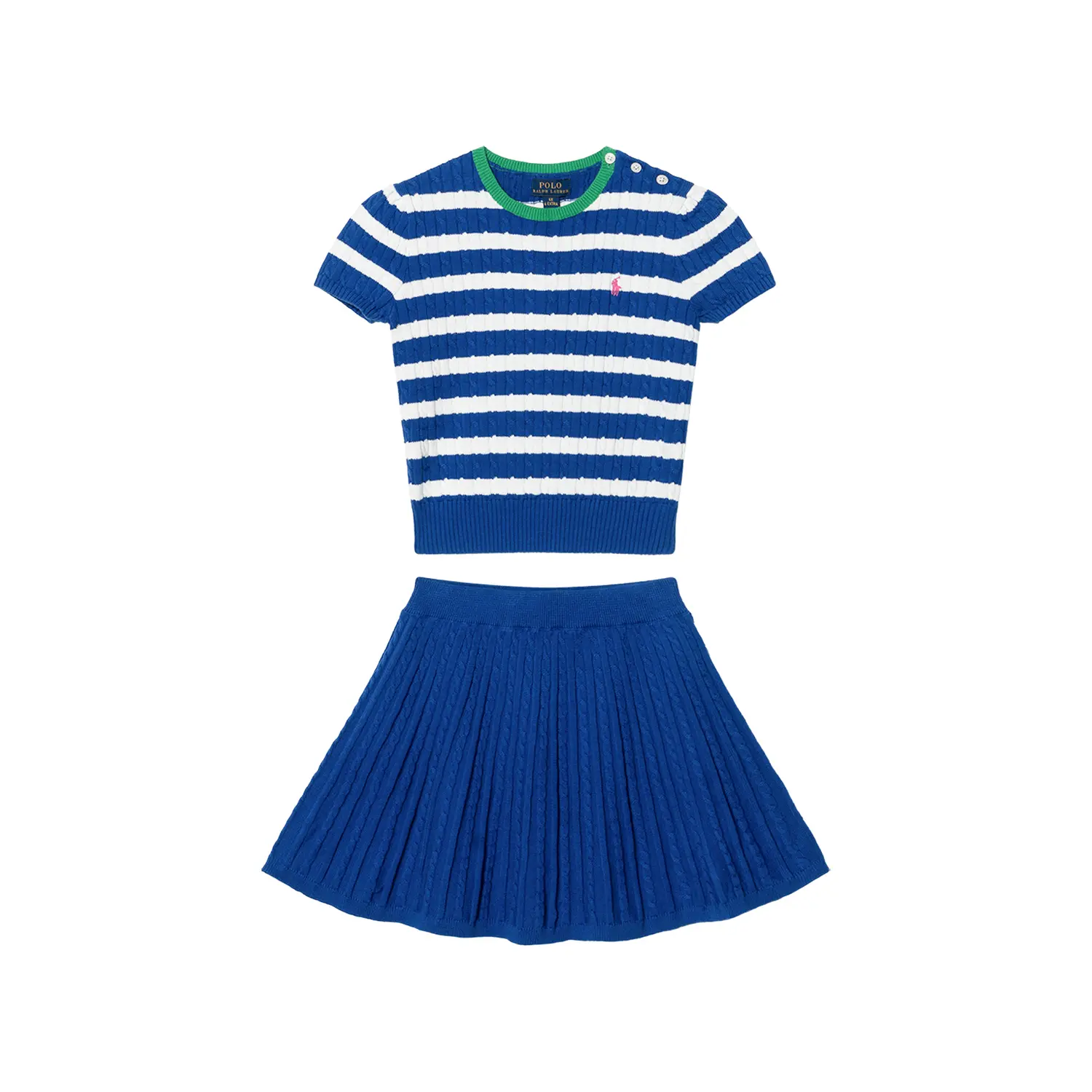 Детский комплект с юбкой Polo Ralph Lauren, синий
Детский комплект с юбкой Polo Ralph Lauren, синий