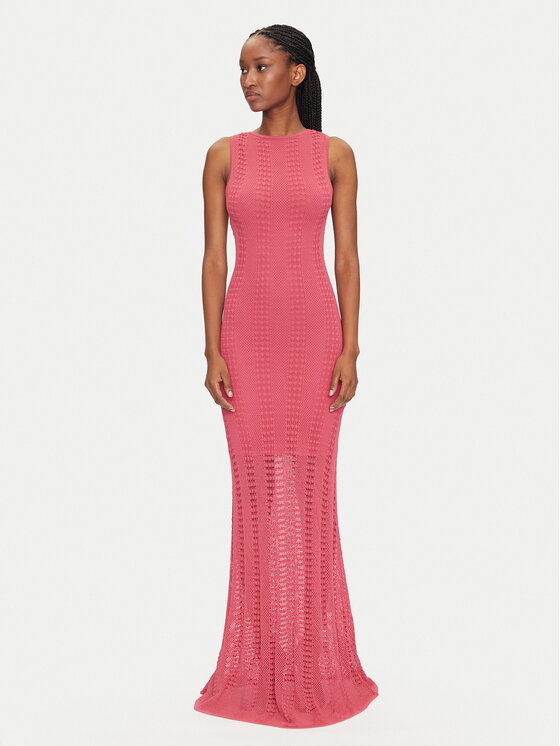 Трикотажное платье обычного кроя 5GGK44 5869Z Marciano Guess, розовый 
Трикотажное платье обычного кроя 5GGK44 5869Z Marciano Guess, розовый