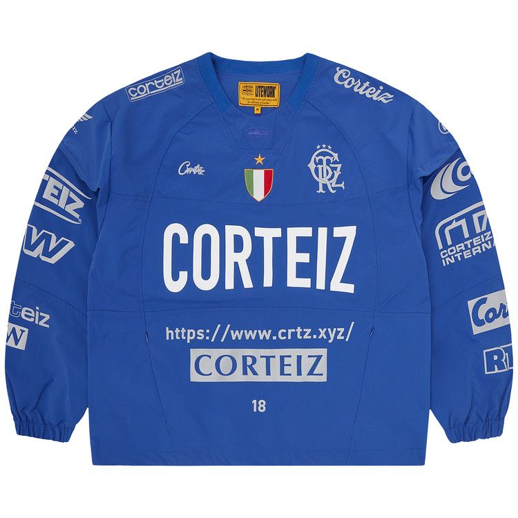 Куртка Corteiz Sponsors Training Pullover, Blue 
Куртка Corteiz Sponsors Training Pullover, Blue
