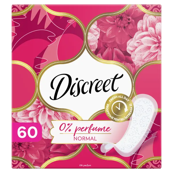 Гигиенические прокладки, 60 шт./1 упаковка. Discreet Normal
Гигиенические прокладки, 60 шт./1 упаковка. Discreet Normal