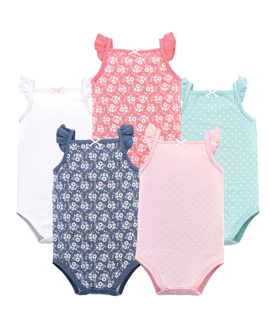 Мягкие хлопковые комбинезоны без рукавов Hudson Baby, Basic dot floral
Мягкие хлопковые комбинезоны без рукавов Hudson Baby, Basic dot floral