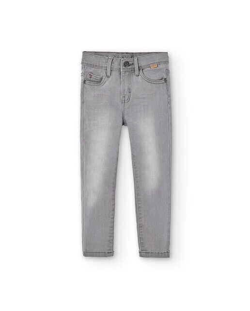 Джинсы для мальчика с застежкой на пуговицы и карманами Boboli, серый
Джинсы для мальчика с застежкой на пуговицы и карманами Boboli, серый