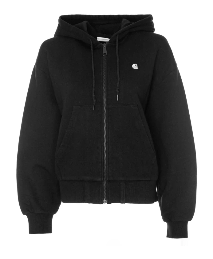 Толстовка с капюшоном и застежкой-молнией. Carhartt Wip, черный
Толстовка с капюшоном и застежкой-молнией. Carhartt Wip, черный