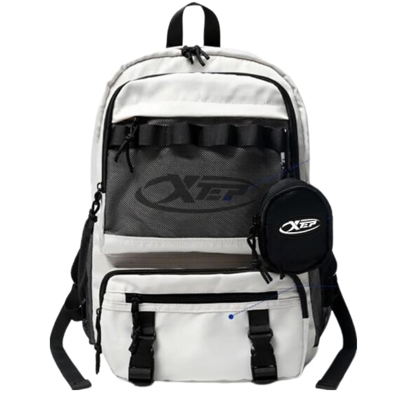 Рюкзак из ткани Regular Unisex черно-белый XTEP 
Рюкзак из ткани Regular Unisex черно-белый XTEP