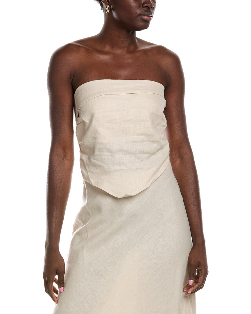 Faithfull The Brand Antibes Льняной топ, бежевый
Faithfull The Brand Antibes Льняной топ, бежевый