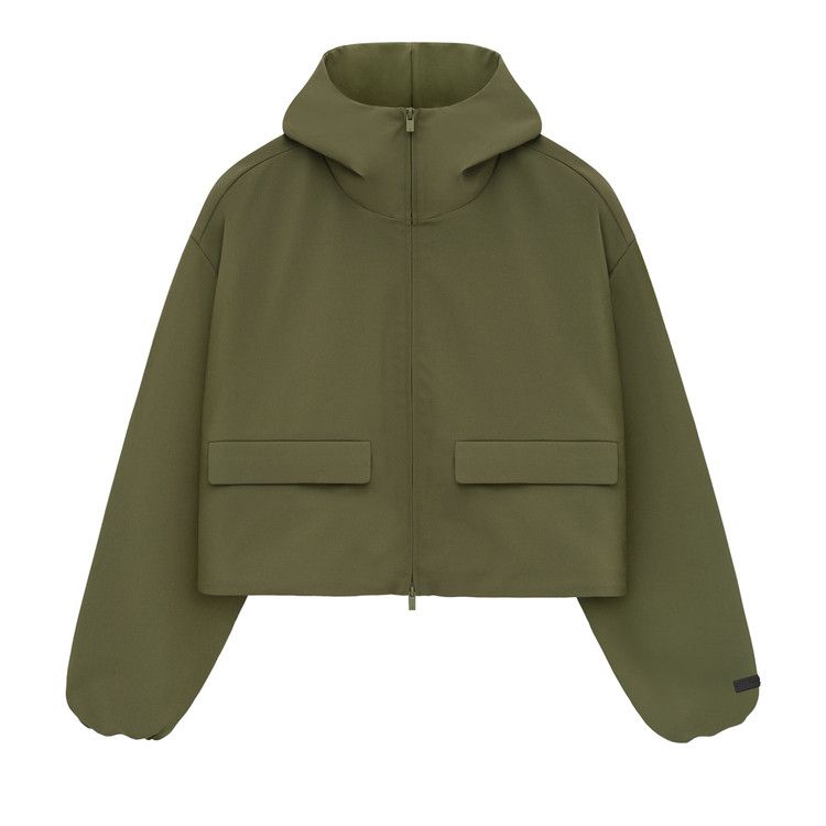 Анорак Fear of God Essentials Bonded Nylon Hooded Anorak, Military
Анорак Fear of God Essentials Bonded Nylon Hooded Anorak, Military