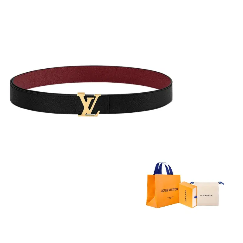 LOUIS VUITTON Кожаный женский ремень черный, Black 
LOUIS VUITTON Кожаный женский ремень черный, Black