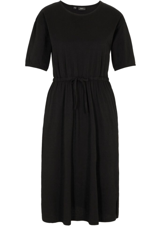 Хлопковое платье закрывающее колени с эластичной талией и карманами Bpc Bonprix Collection, черный
Хлопковое платье закрывающее колени с эластичной талией и карманами Bpc Bonprix Collection, черный