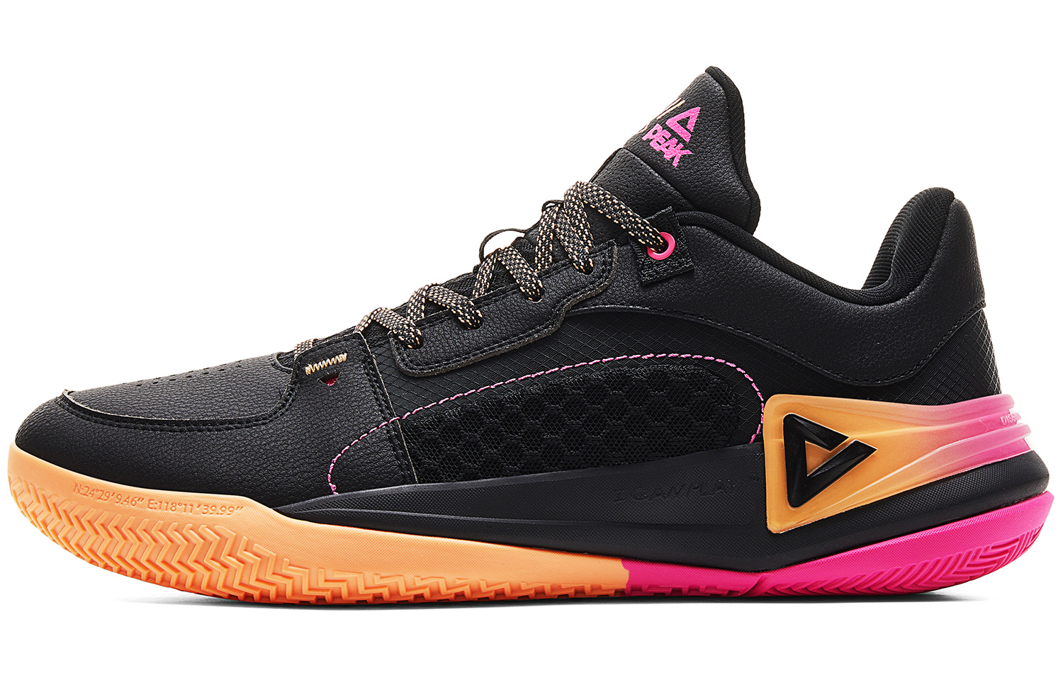 PEAK Баскетбольные кроссовки Hero 2 Low Top мужские, черные 
PEAK Баскетбольные кроссовки Hero 2 Low Top мужские, черные