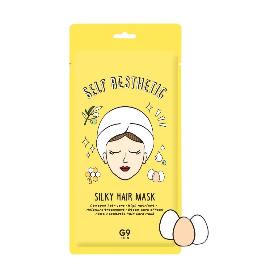 Маска для волос self aesthetic silk hair mask G9 Skin, объем 10 мл
Маска для волос self aesthetic silk hair mask G9 Skin, объем 10 мл