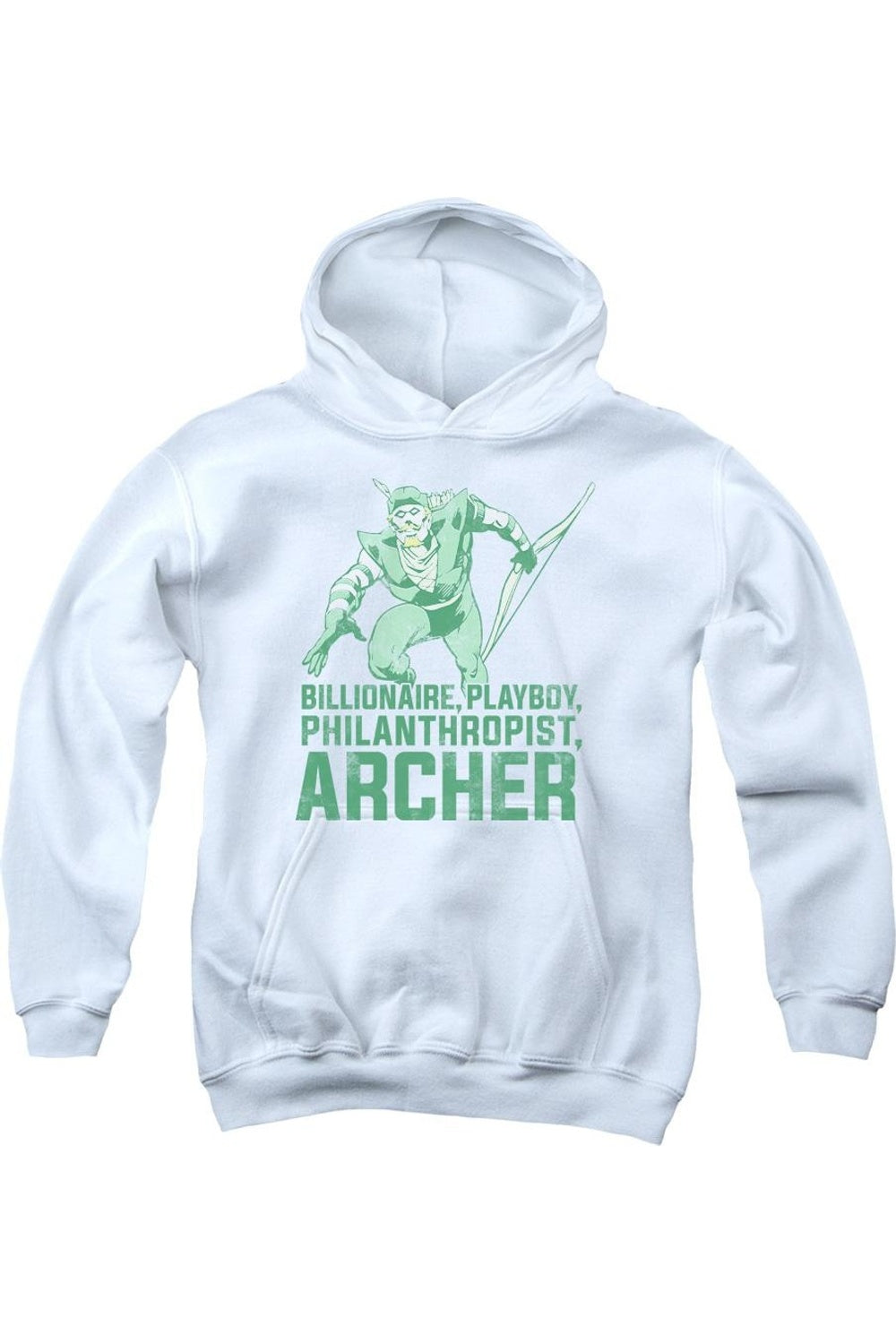 Толстовка с капюшоном DC Comics Archer Youth Gildan, белый
Толстовка с капюшоном DC Comics Archer Youth Gildan, белый