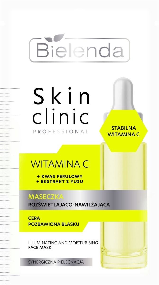 Bielenda Skin Clinic Professional Witamina C медицинская маска, 8 g
Bielenda Skin Clinic Professional Witamina C медицинская маска, 8 g