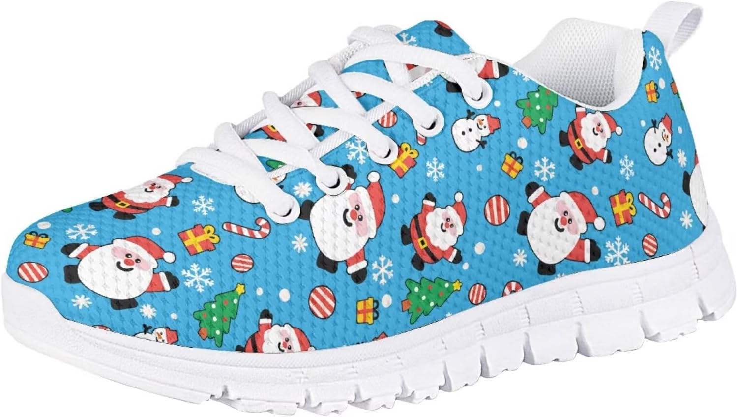 Кроссовки Forchrinse для мальчиков и девочек на Рождество, детские шнурованные теннисные кроссовки, легкие, дышащие, для ходьбы и бега, Santa Claus Pattern
Кроссовки Forchrinse для мальчиков и девочек на Рождество, детские шнурованные теннисные кроссовки, легкие, дышащие, для ходьбы и бега, Santa Claus Pattern
