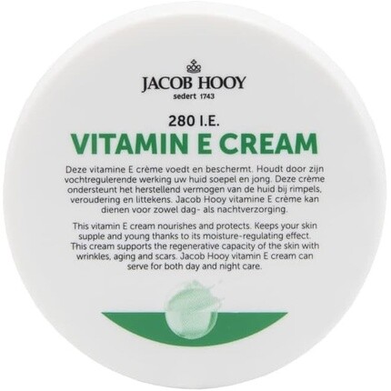 Крем с витамином Е 140 г, Jacob Hooy
Крем с витамином Е 140 г, Jacob Hooy
