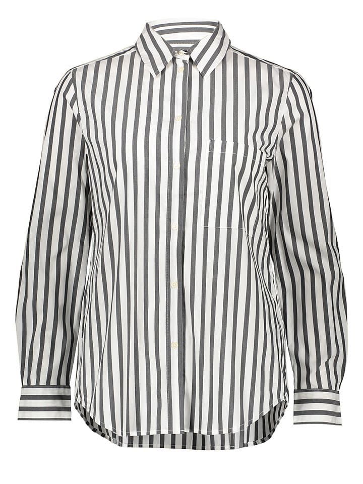 Marc O'Polo Блузка антрацитово-белого цвета
Marc O'Polo Блузка антрацитово-белого цвета