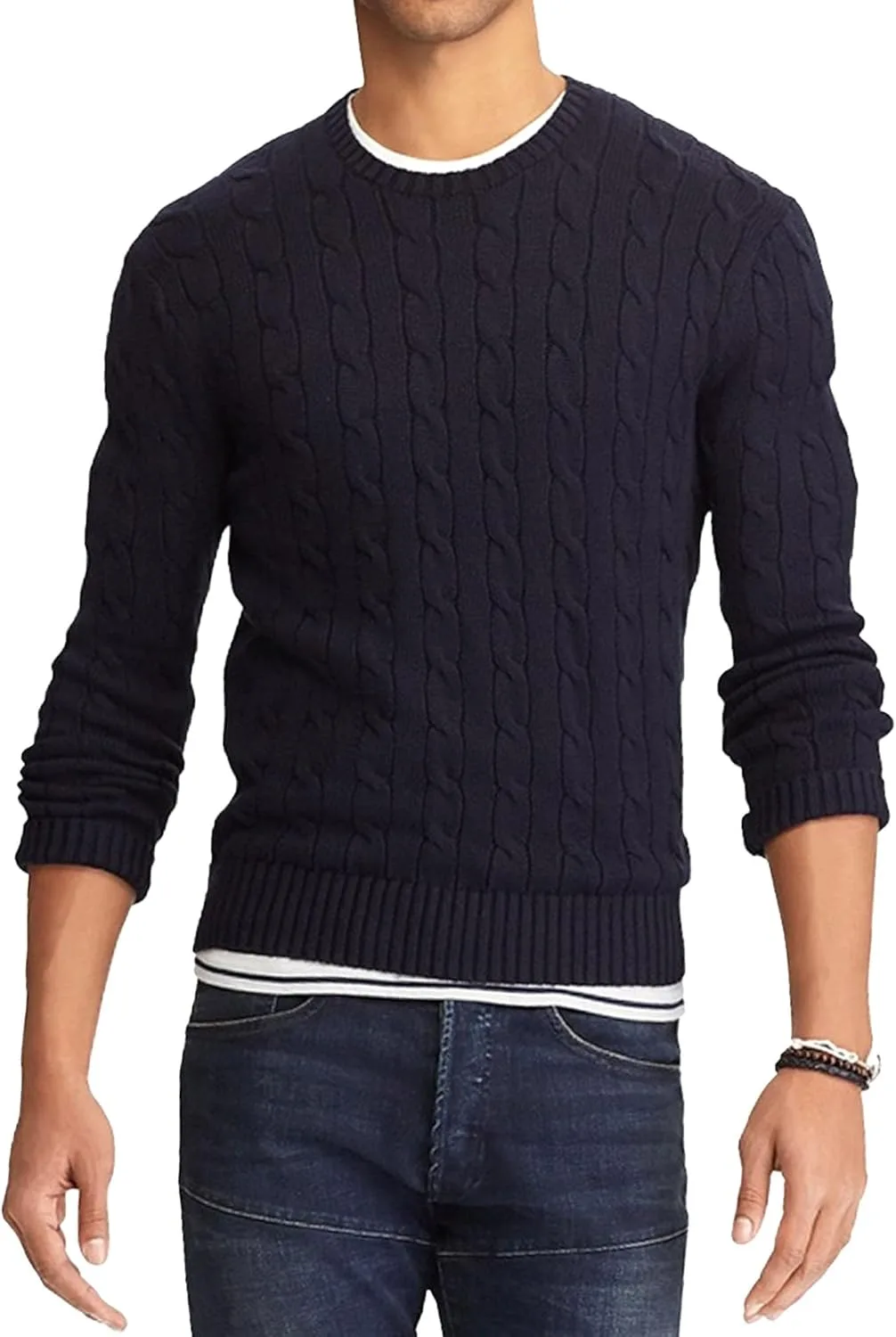 Мужской свитер с длинным рукавом и косой вязкой DGHM-JLMY
Мужской свитер с длинным рукавом и косой вязкой DGHM-JLMY